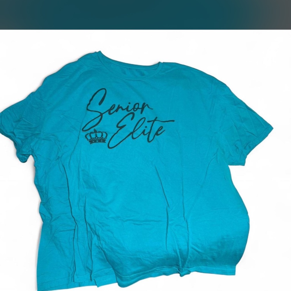 Gildan Turquoise "Senior Elite" Short Sleeve Tee